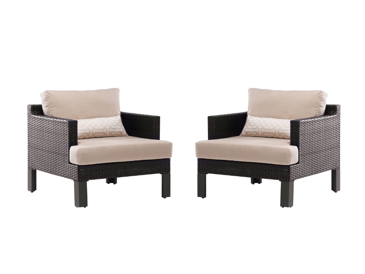 Montecito® Outdoor Patio Chair with Sunbrella Fabric (Set Of 2) - Beige