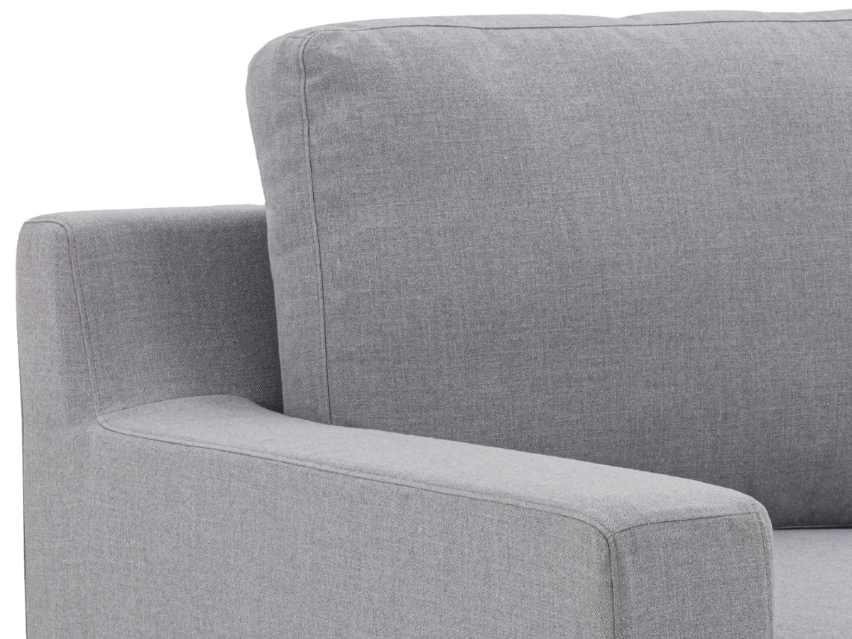 Rosalina Fabric Slipcover Chair - Gray