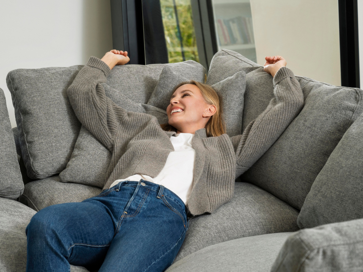 JoJo Fletcher Luxe Feather and Down 5-pc Two-Arm Sectional Set