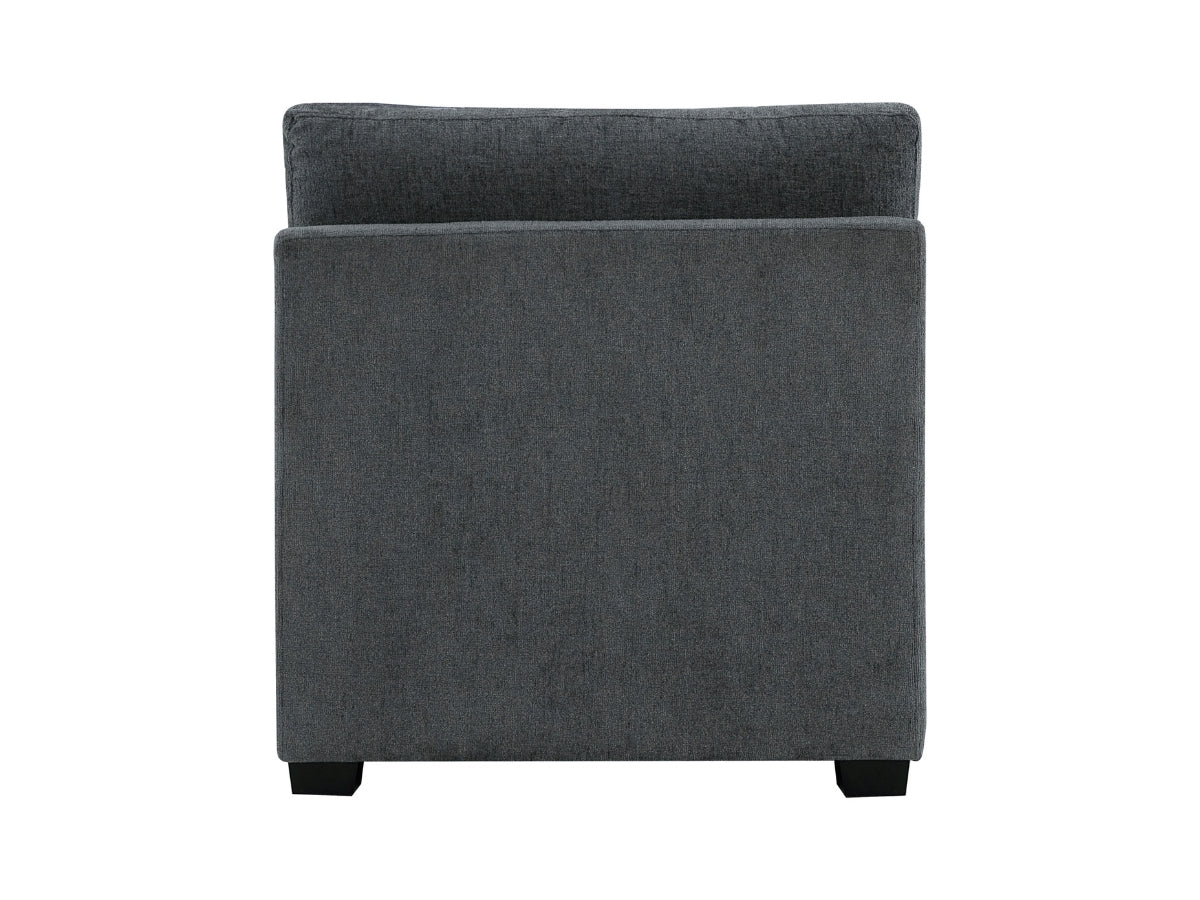 Nixon Fabric 6 Piece Modular Sectional Set - Gray