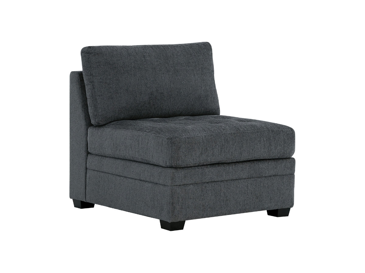 Nixon Fabric 6 Piece Modular Sectional Set - Gray