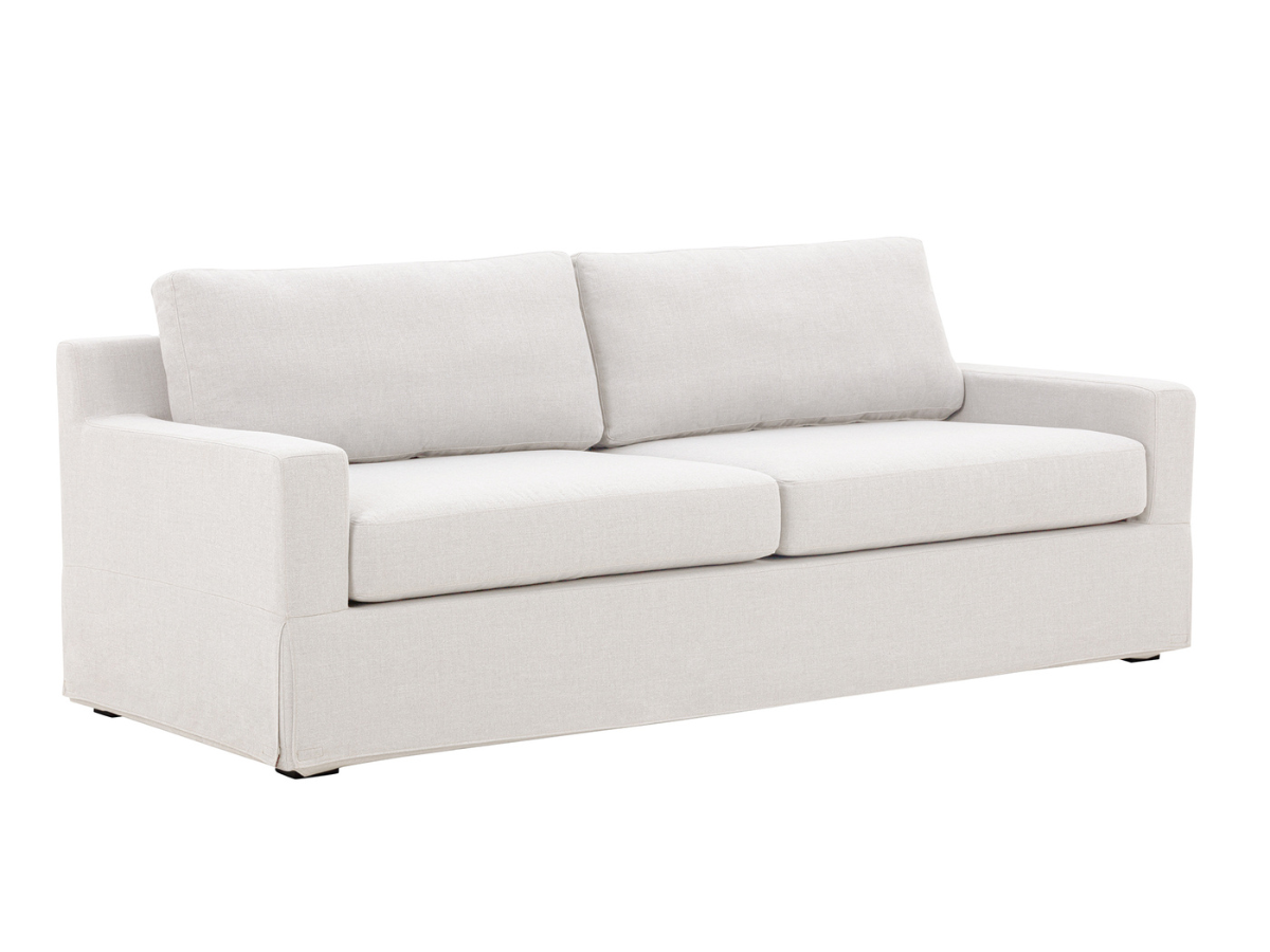 Rosalina Fabric Slipcover Sofa - Ivory