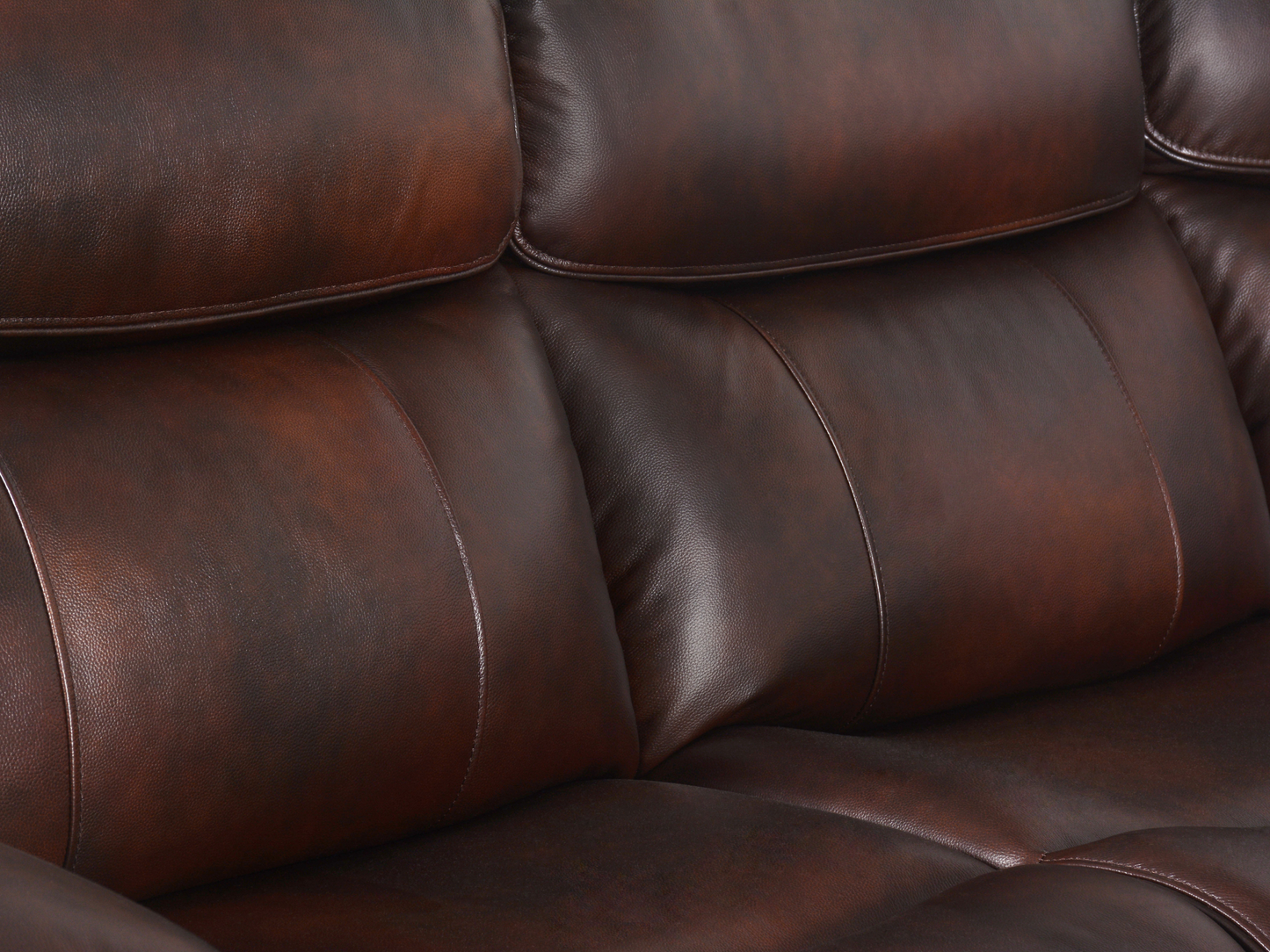 Veneta Top Grain Leather 6-pc Power Reclining Sectional