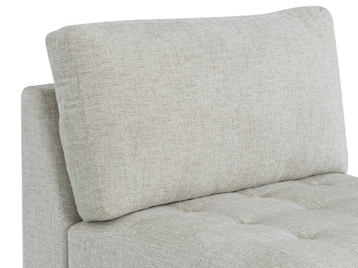 Nixon Fabric 6 Piece Modular Sectional Set - Cream