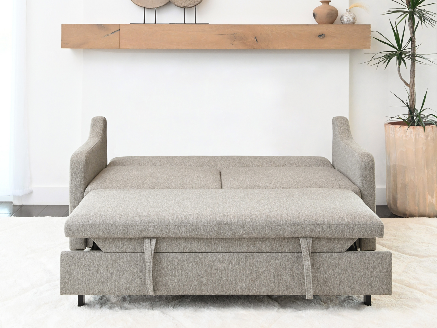 Marley Stain-Resistant Fabric Sleeper Sofa