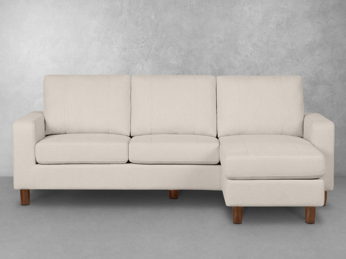 Berkeley Fabric Reversible Sectional - Cream