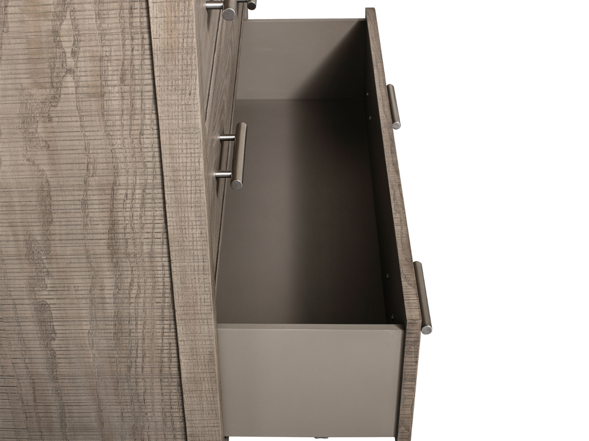 Bacara Modern Classic Wood Brushed 5-Drawer Chest 42' - Natural