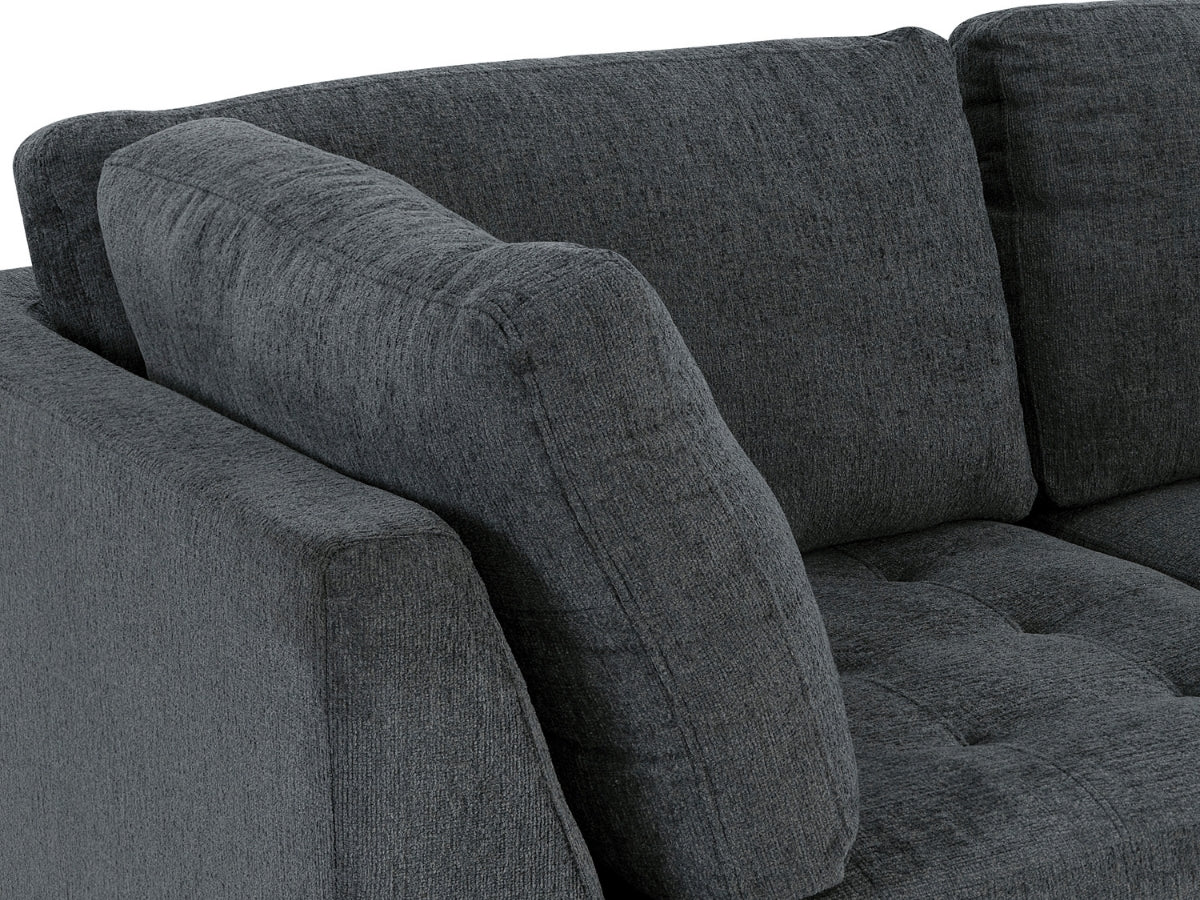 Nixon Fabric 6 Piece Modular Sectional Set - Gray