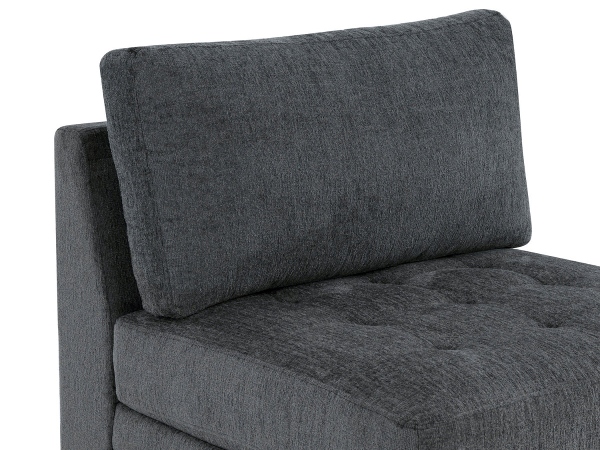 Nixon Fabric 6 Piece Modular Sectional Set - Gray