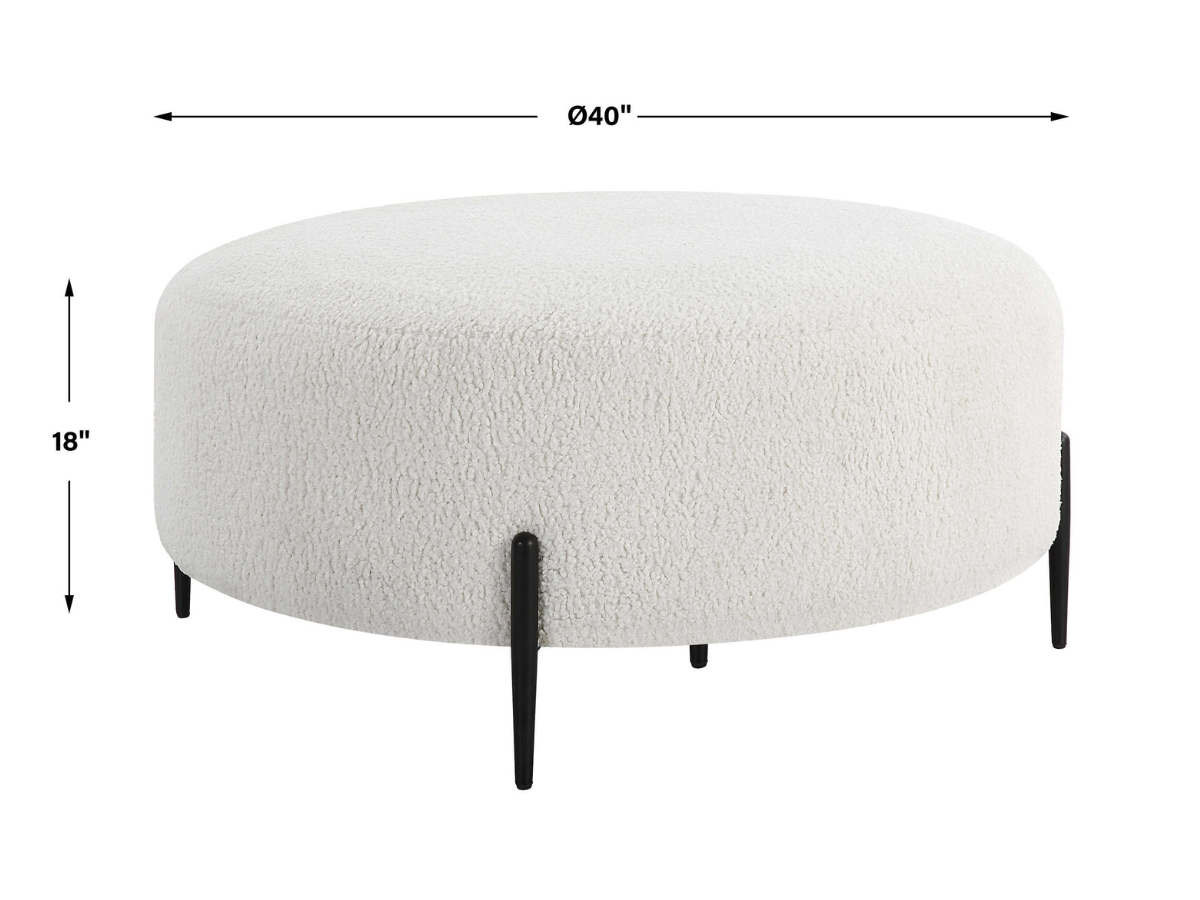 Abbyson Home Alisa Large Ottoman