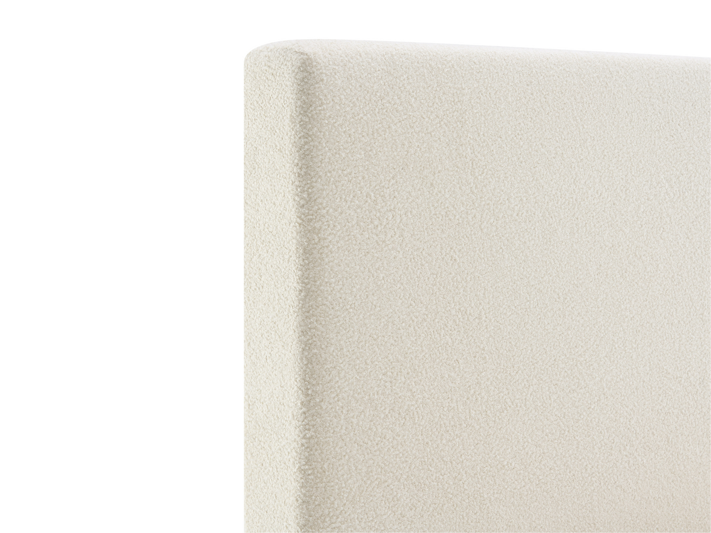 JoJo Fletcher Luciano Bouclé Fabric Bed - Queen - Ivory