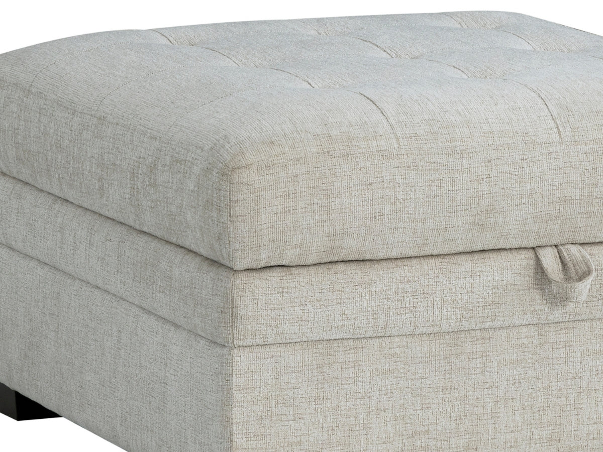 Nixon Fabric 6 Piece Modular Sectional Set - Cream