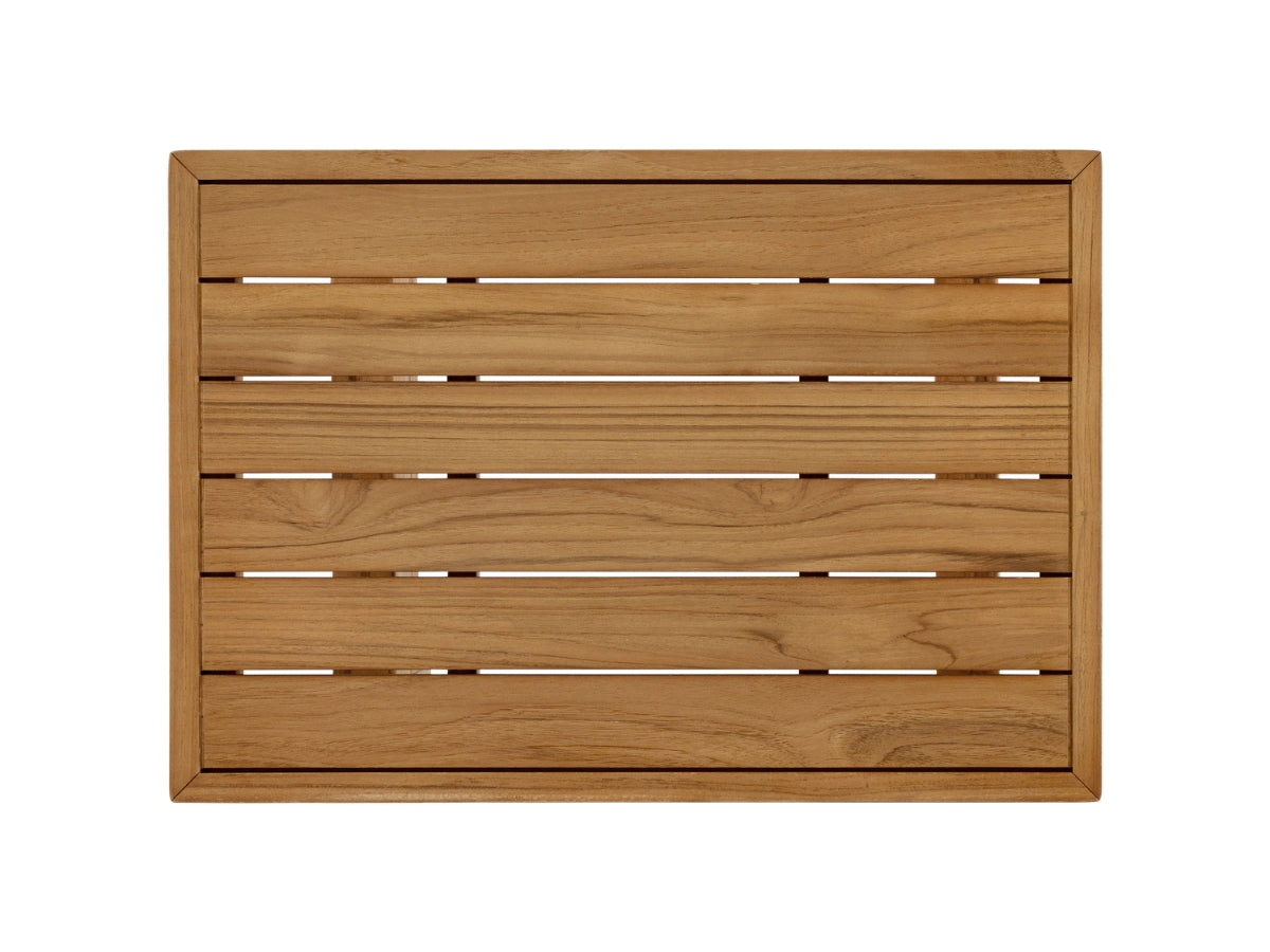 Santino® Outdoor 15-Piece Estate Collection - White Fabric with Teak Frame