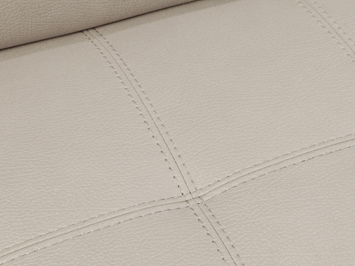 Miami Fabric Storage Sectional with Pullout Bed - Cream