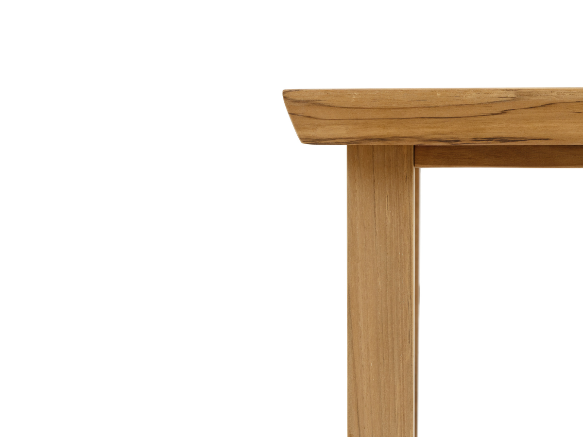 Santino® Outdoor 15-Piece Estate Collection - White Fabric with Teak Frame