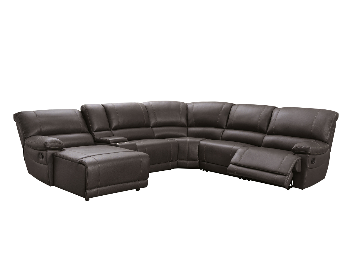 Cooper Manual Reclining Sectional - Brown
