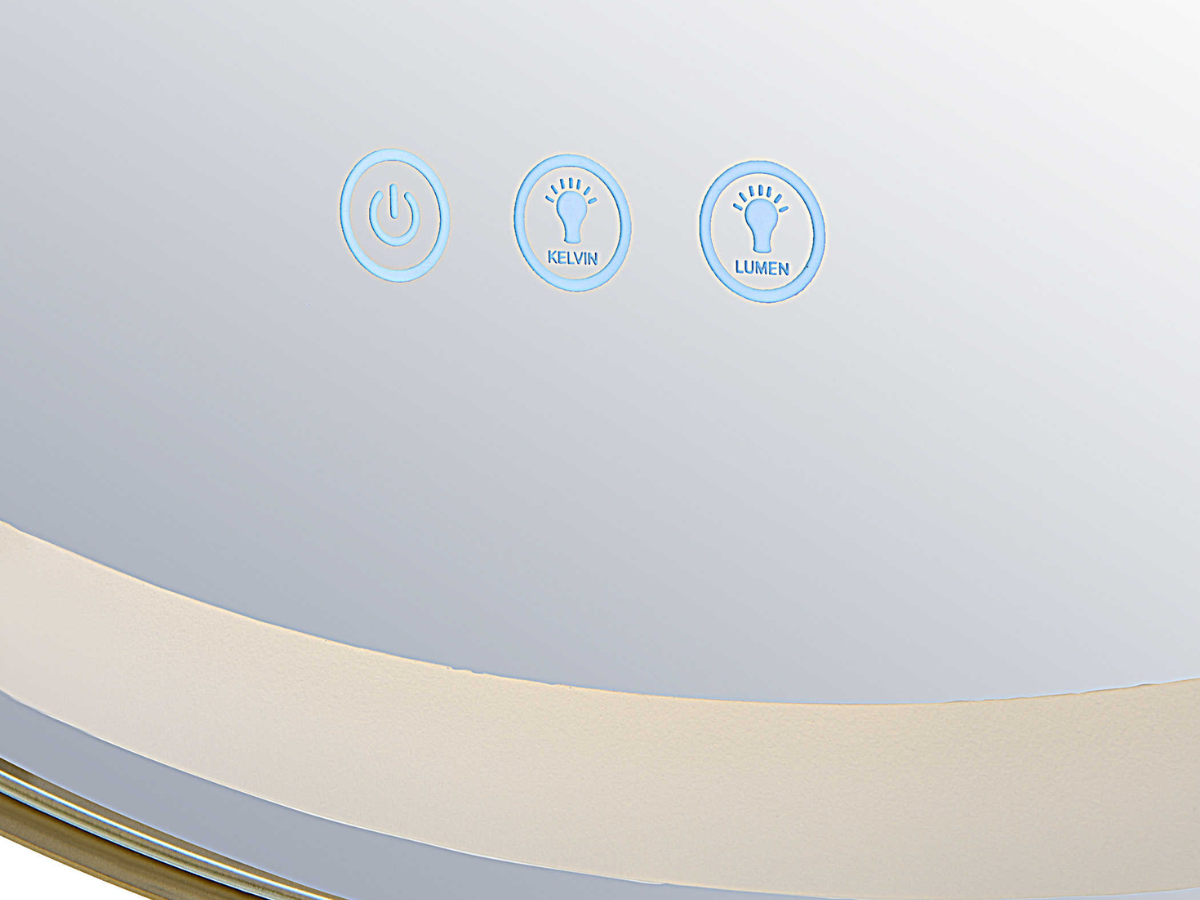 Abbyson Home Ceridwen Lighted Round Mirror