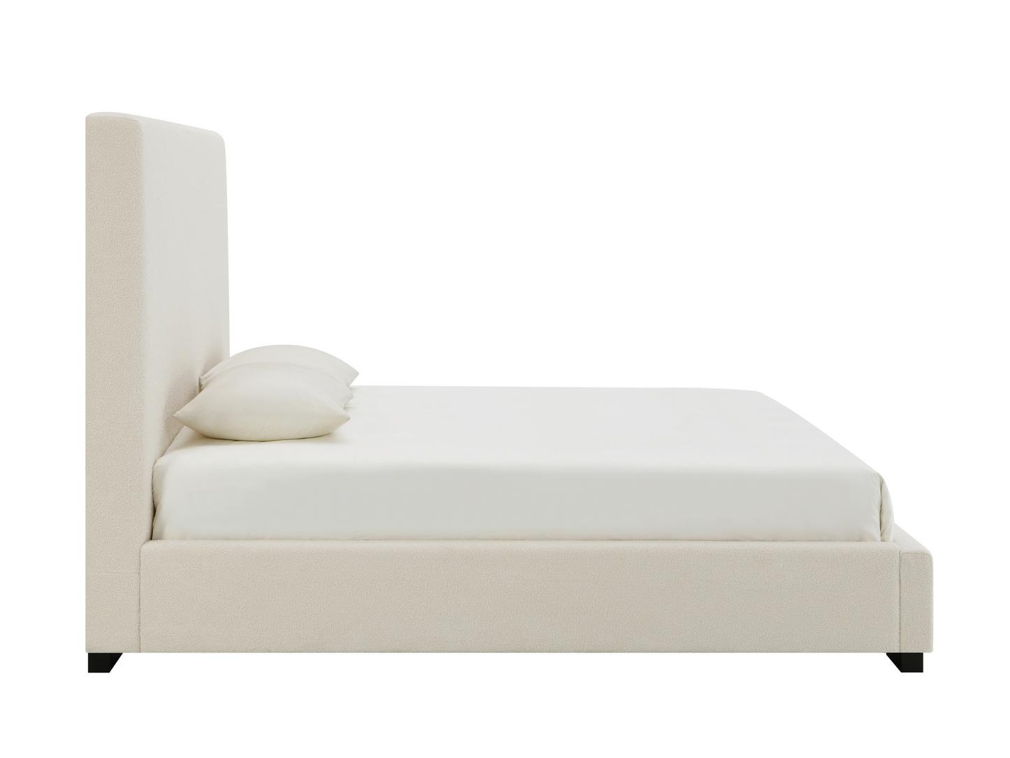 JoJo Fletcher Luciano Bouclé Fabric Bed - King - Ivory