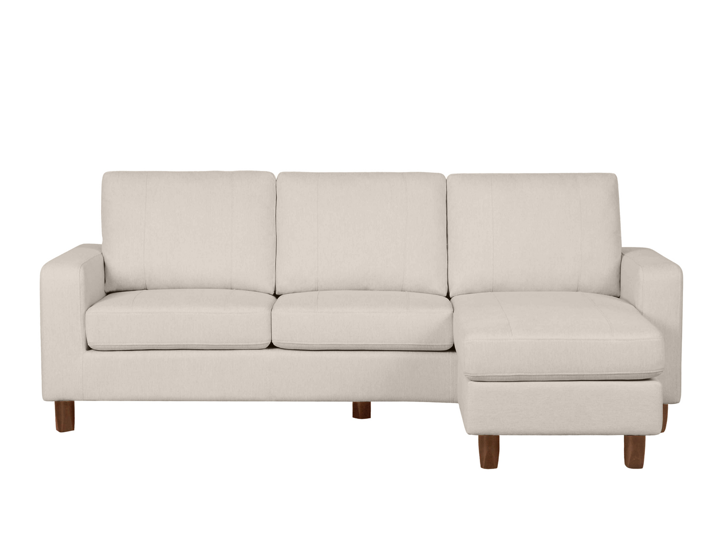 Berkeley Fabric Reversible Sectional - Cream