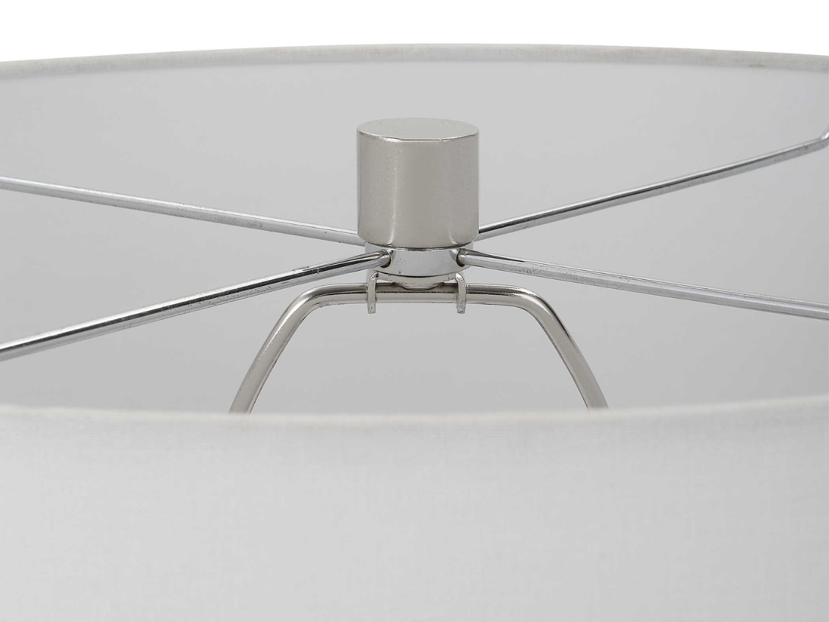 Abbyson Home Aarti White Farmhouse Table Lamp
