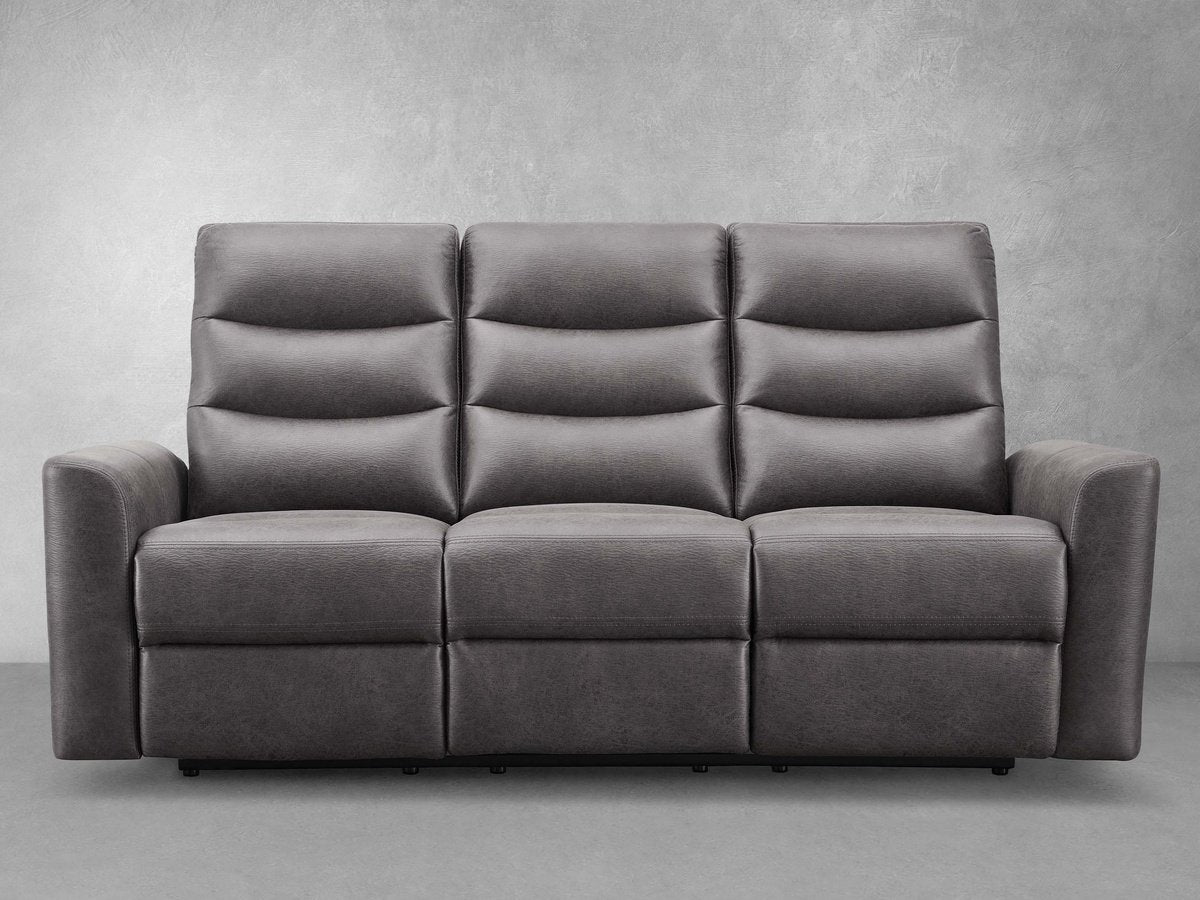 Bentley Fabric Manual Reclining Sofa - Gray
