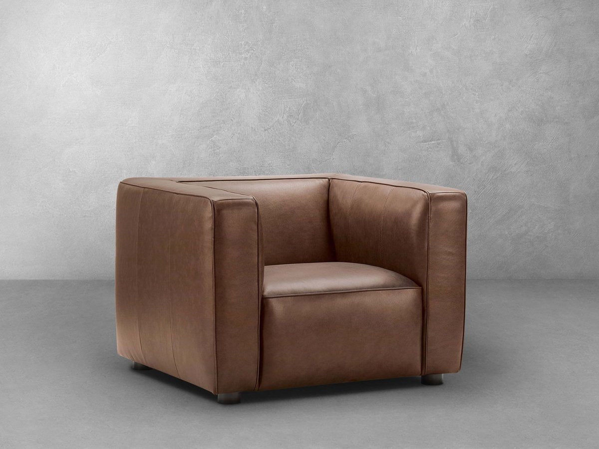 Brady Leather Chair - Camel