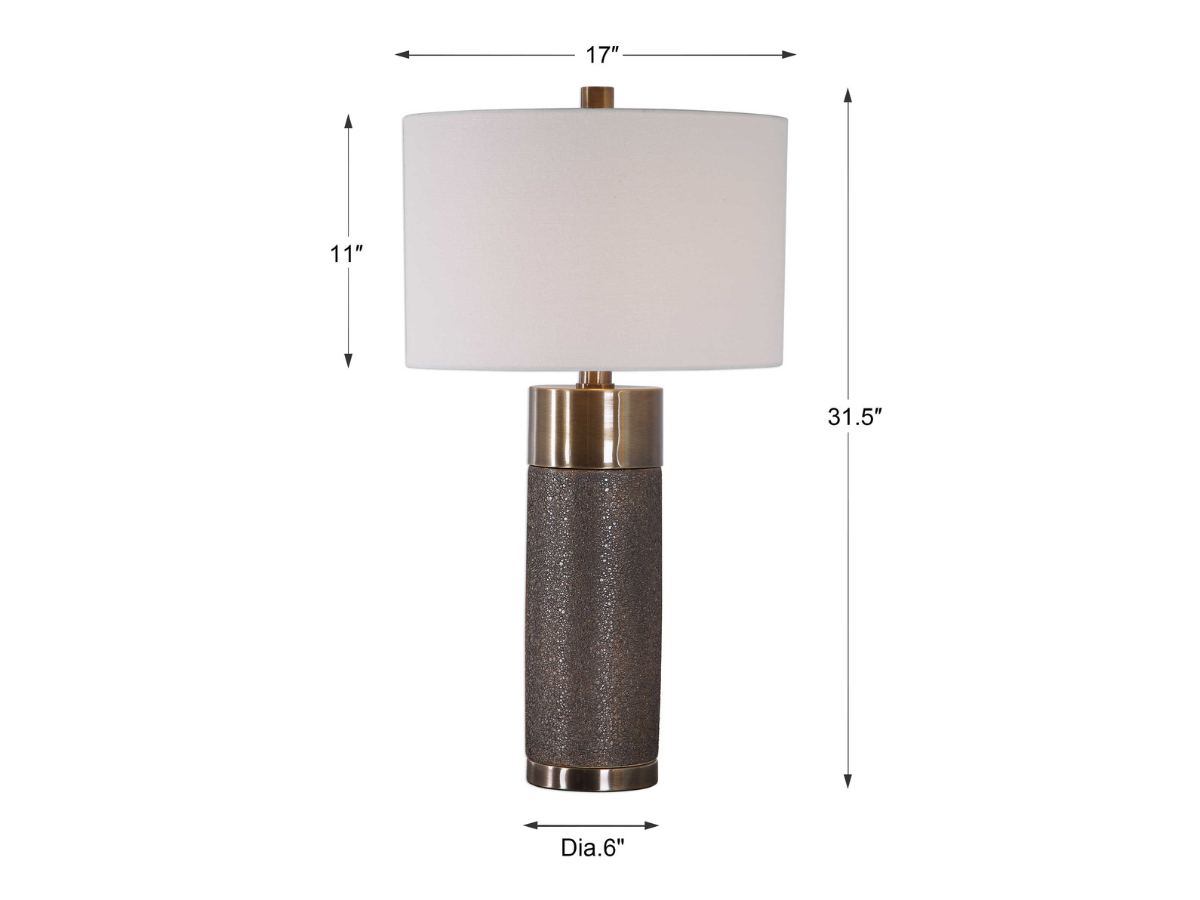 Abbyson Home Brant Bronze Table Lamp