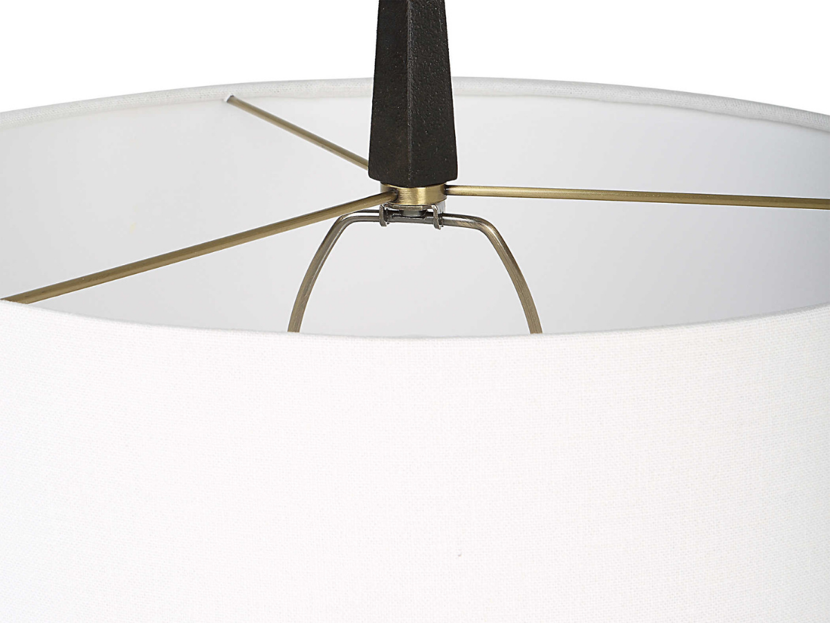 Abbyson Home Caelan Rust Metal Table Lamp