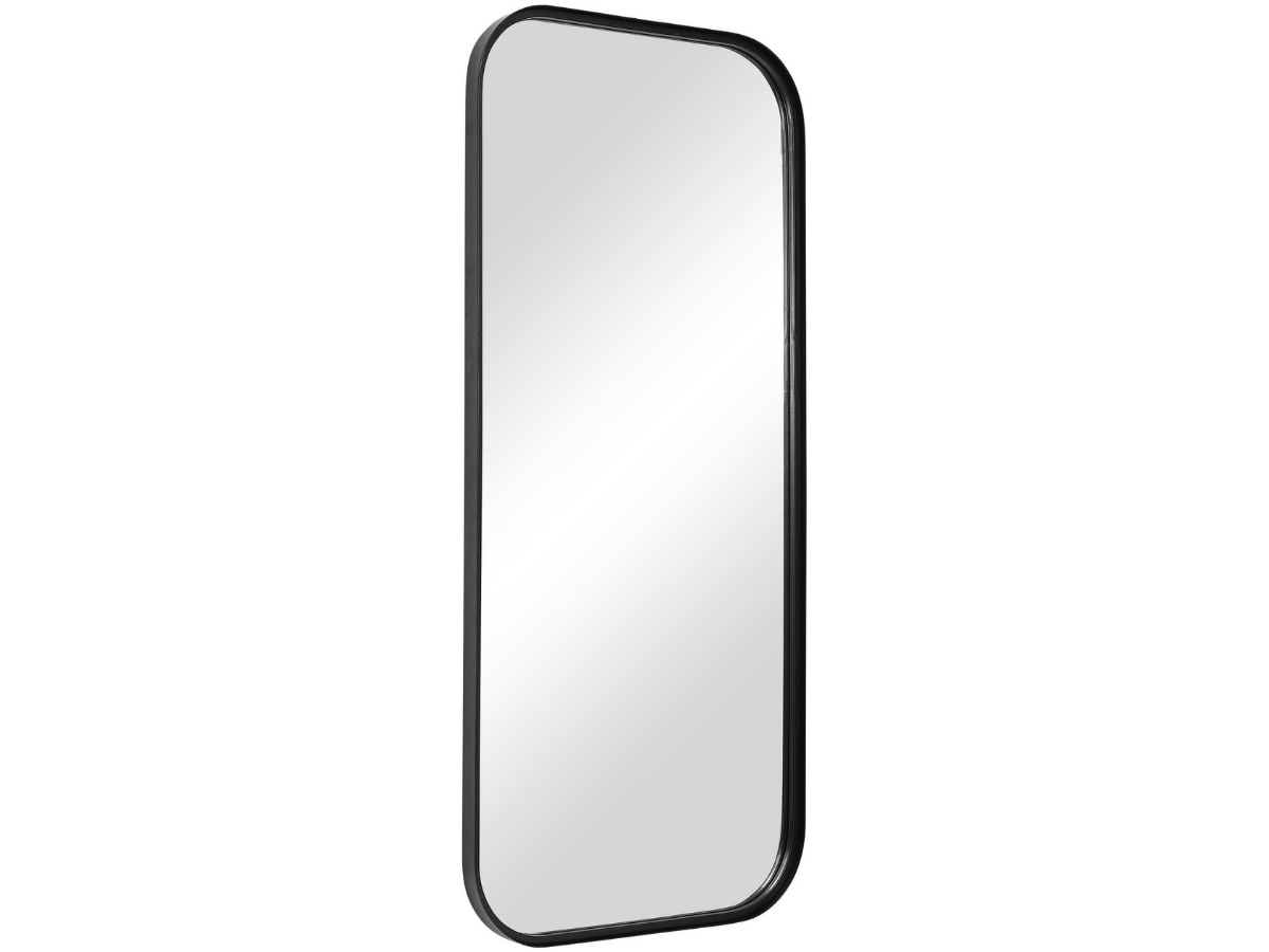 Abbyson Home Celtic Black Tall Iron Mirror