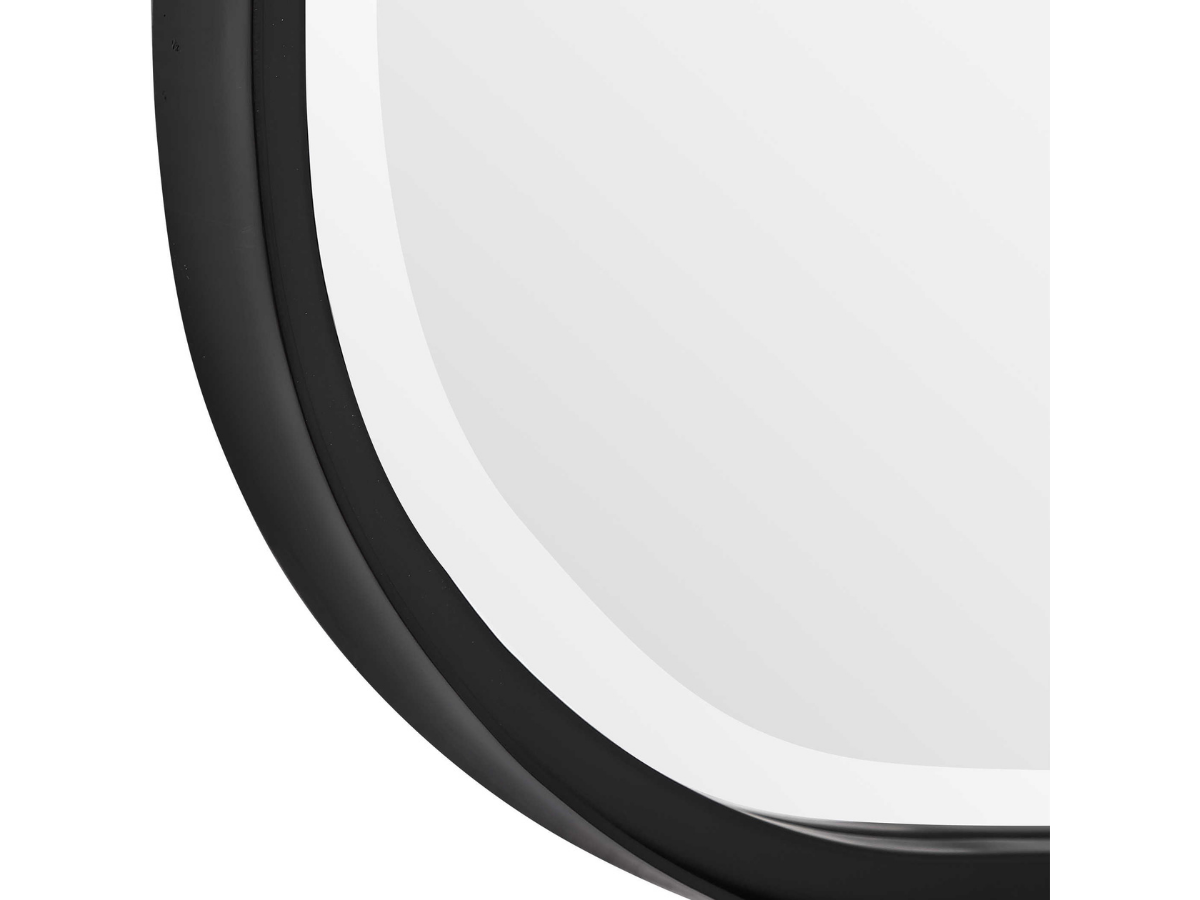 Abbyson Home Celtic Black Tall Iron Mirror