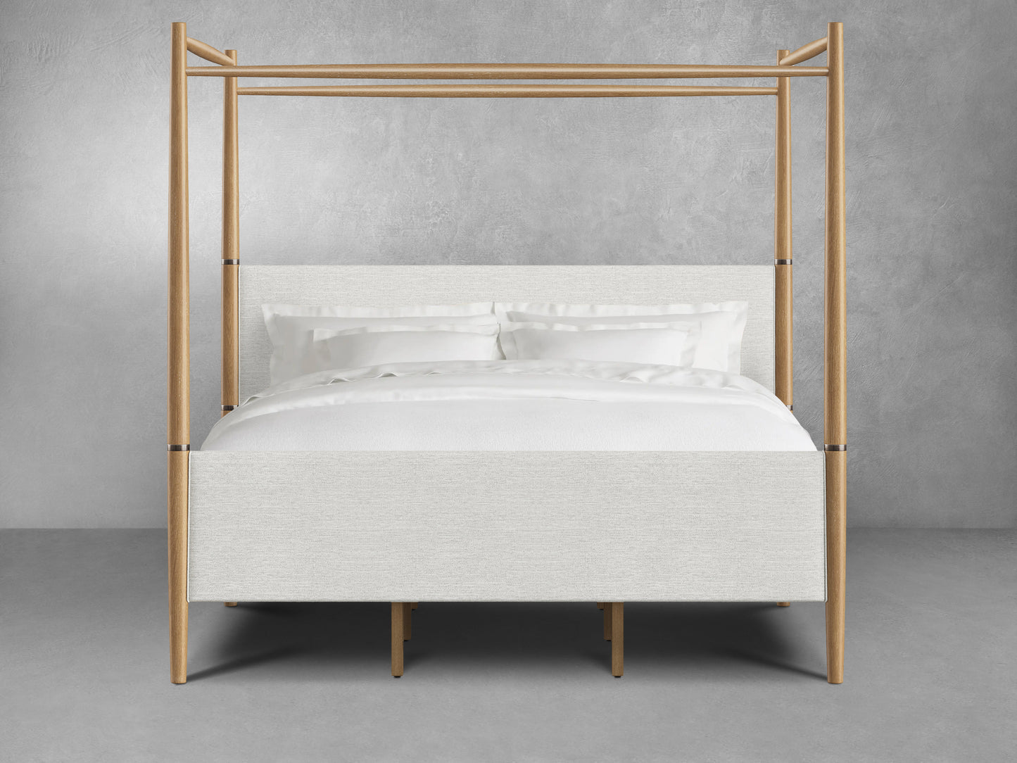 Details by Becki Owens, Charlotte Canopy Bed - Blonde - King