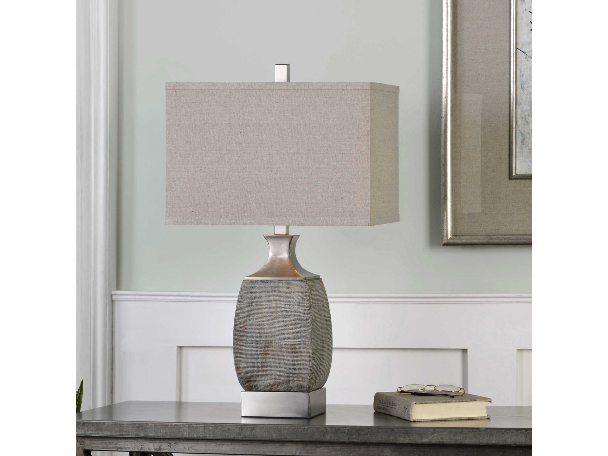 Abbyson Home Craft Rust Bronze Table Lamp