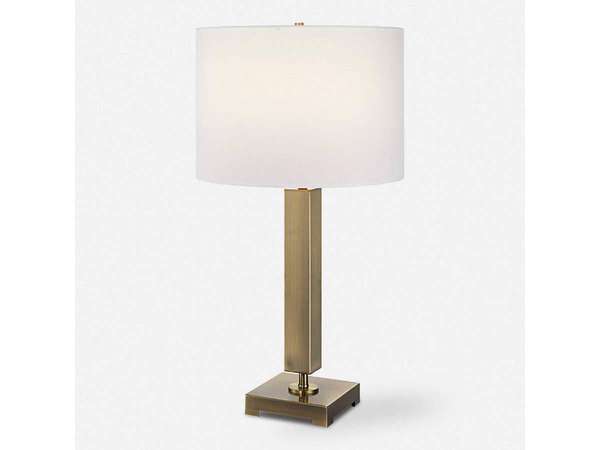 Abbyson Home Dom Brass Table Lamp