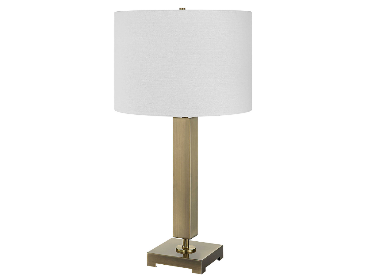 Abbyson Home Dom Brass Table Lamp