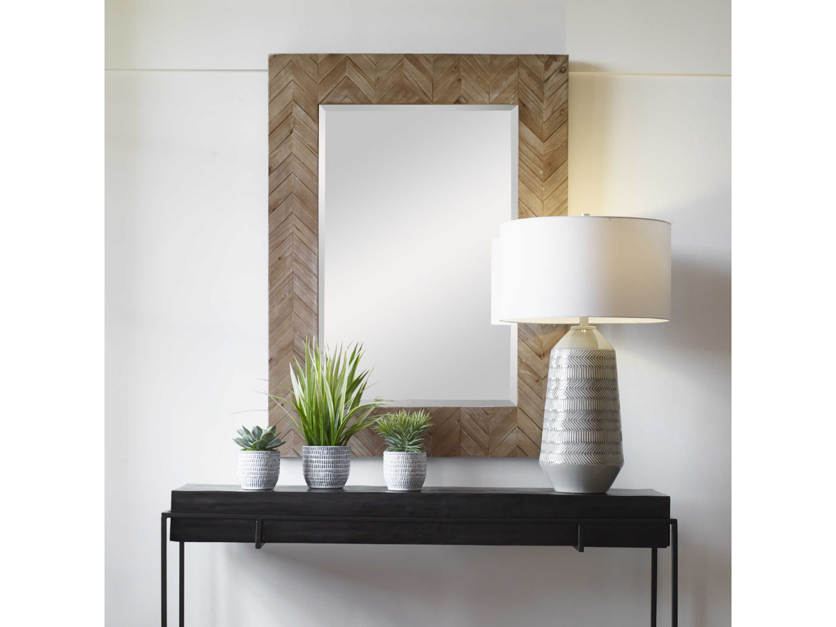 Abbyson Home Dorian Wooden Mirror, Small