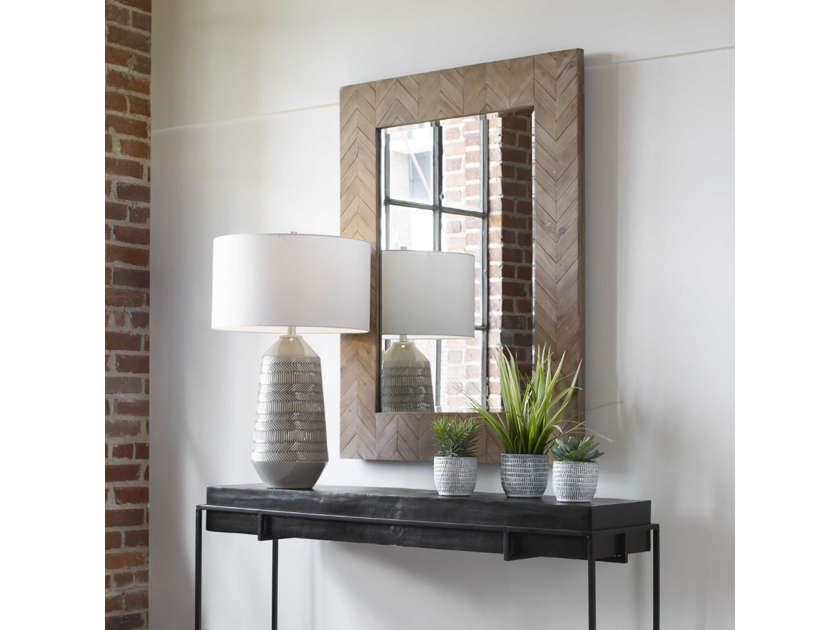 Abbyson Home Dorian Wooden Mirror, Small