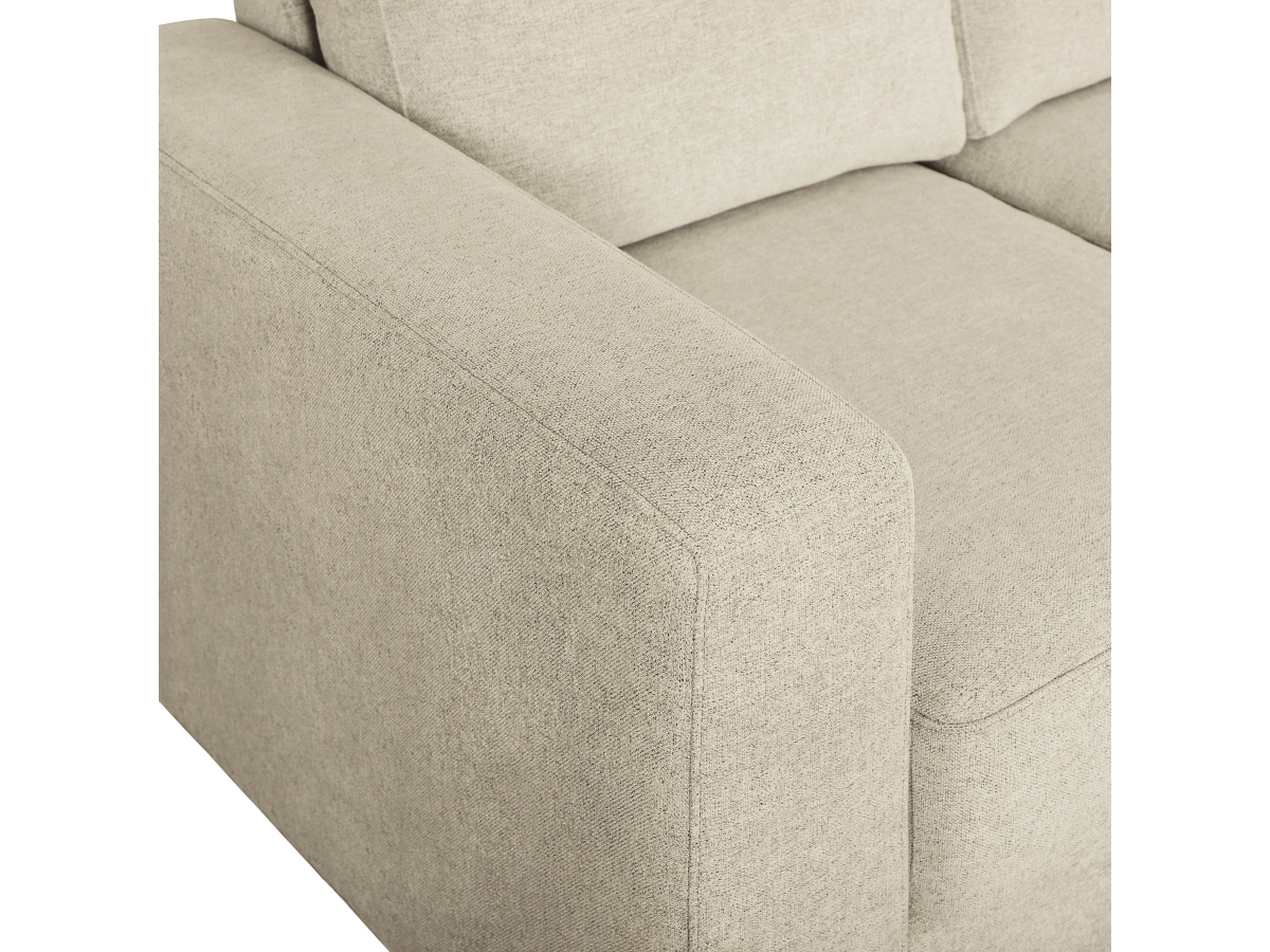 Elliot Fabric Reversible Sofa Chaise Sectional - Beige