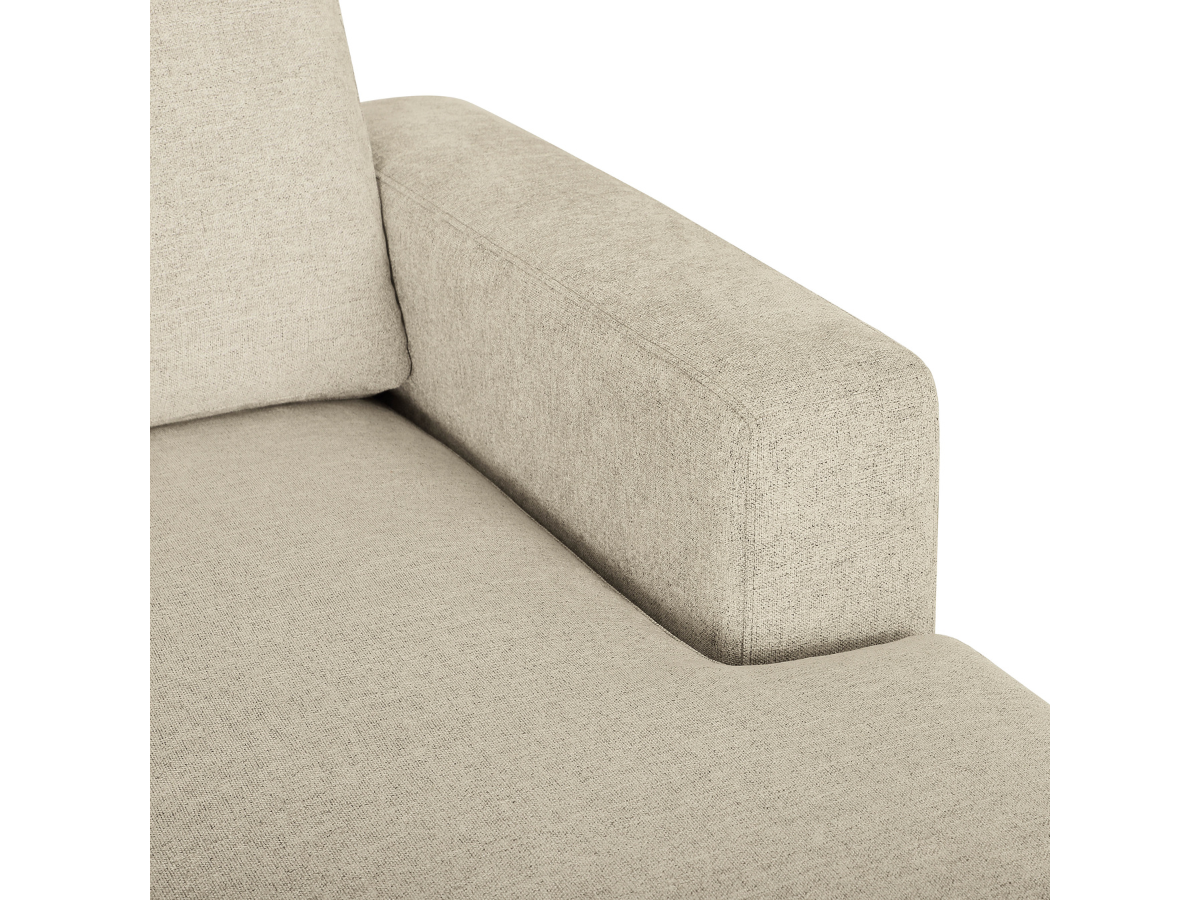 Elliot Fabric Reversible Sofa Chaise Sectional - Beige
