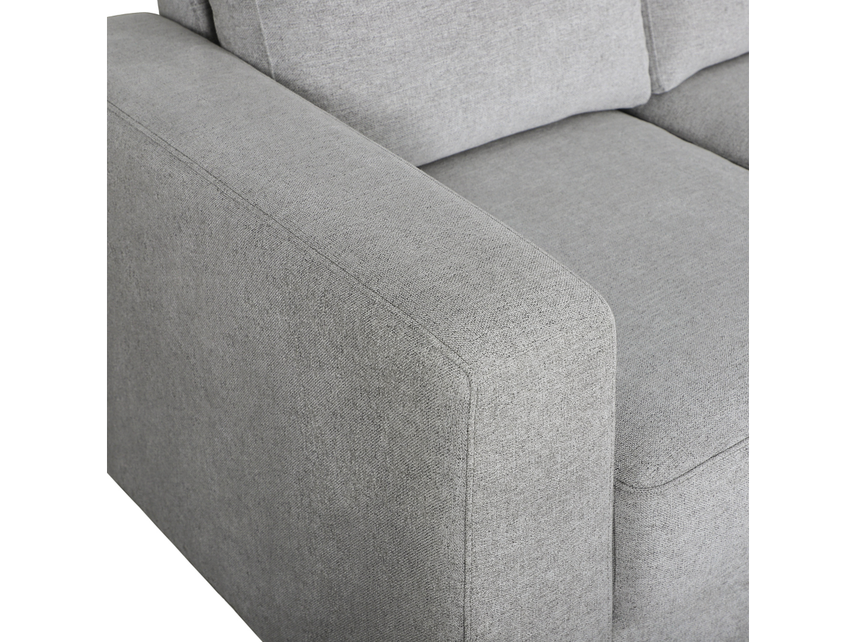 Elliot Fabric Reversible Sofa Chaise Sectional - Light Gray