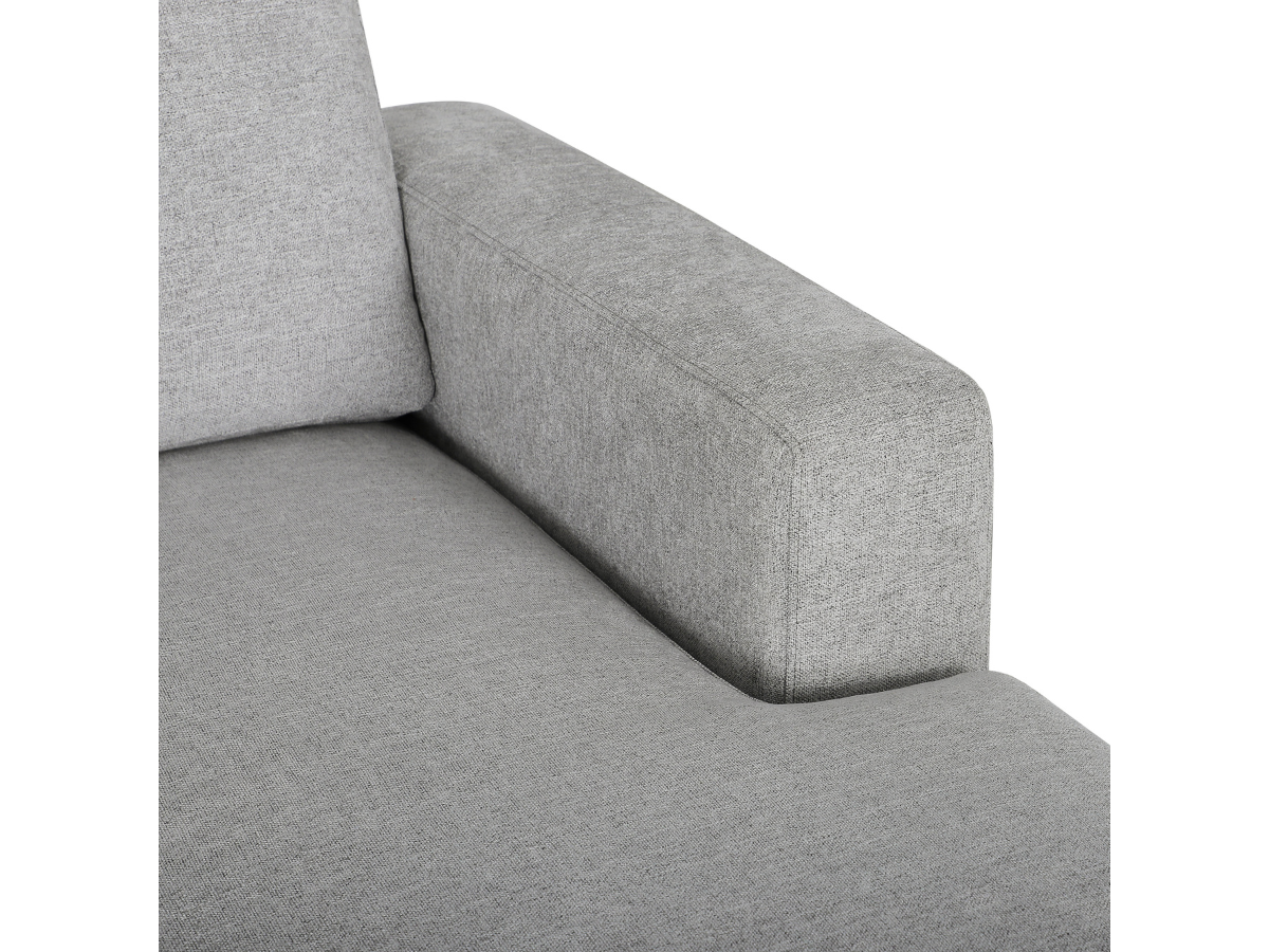 Elliot Fabric Reversible Sofa Chaise Sectional - Light Gray