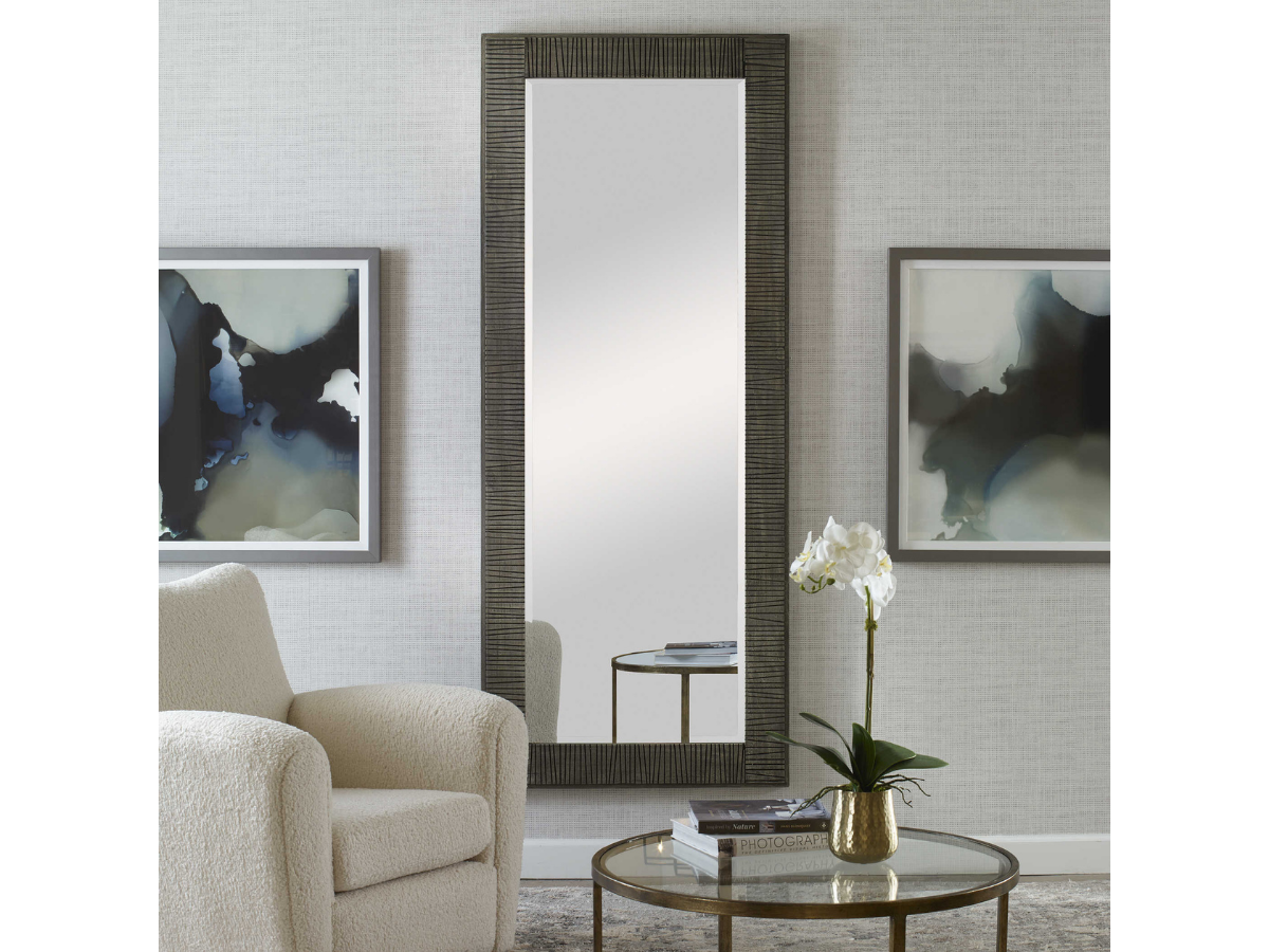 Abbyson Home Faridah Oversized Wooden Mirror