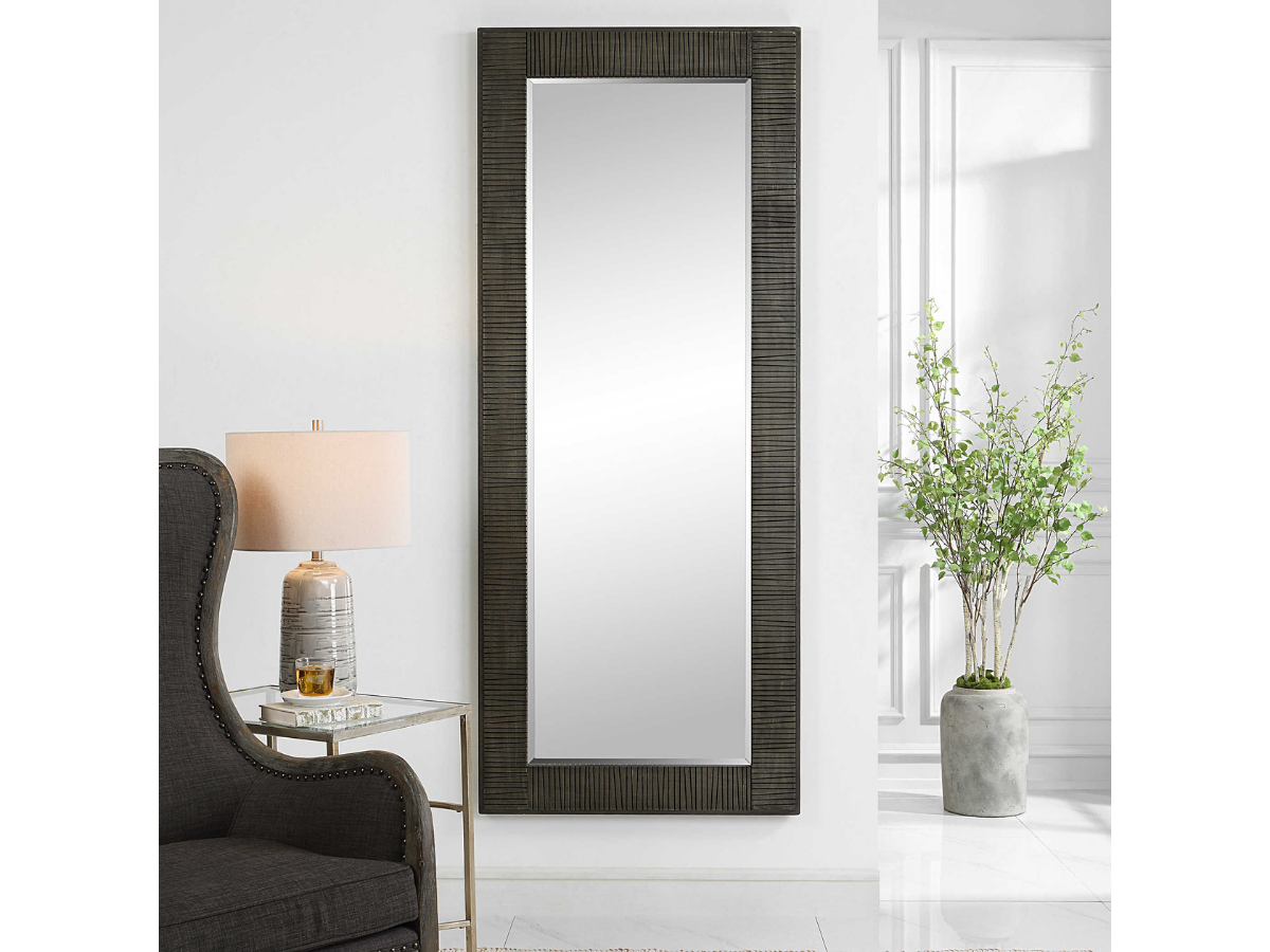 Abbyson Home Faridah Oversized Wooden Mirror