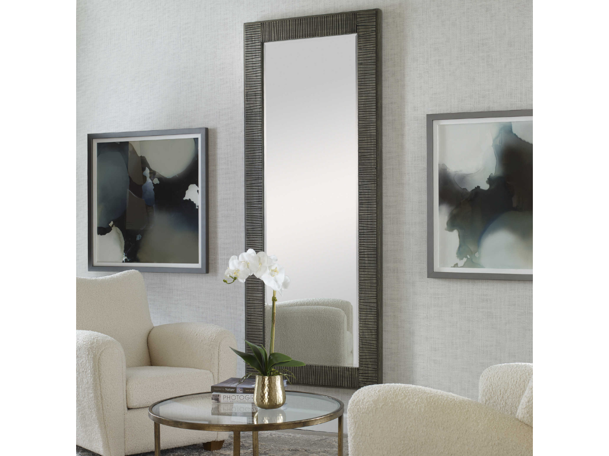Abbyson Home Faridah Oversized Wooden Mirror