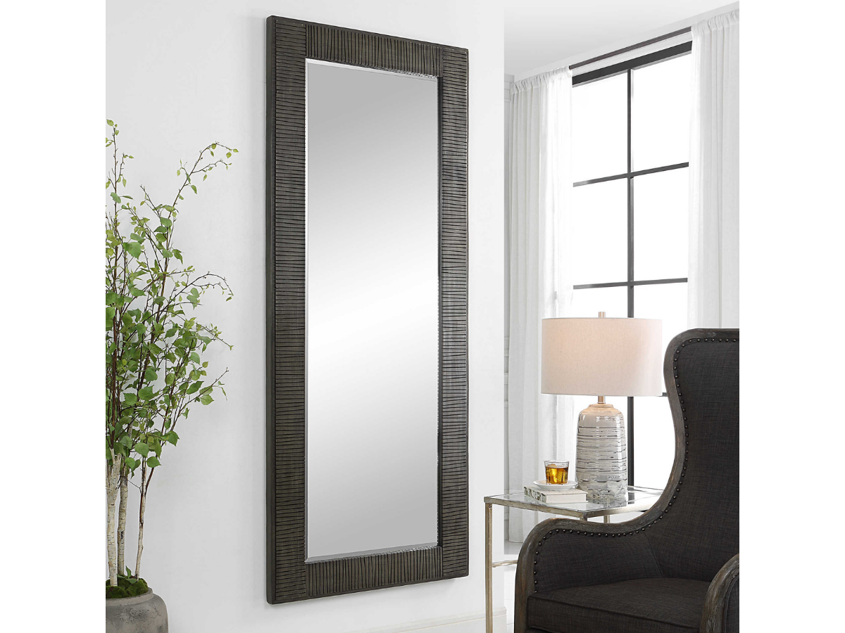 Abbyson Home Faridah Oversized Wooden Mirror