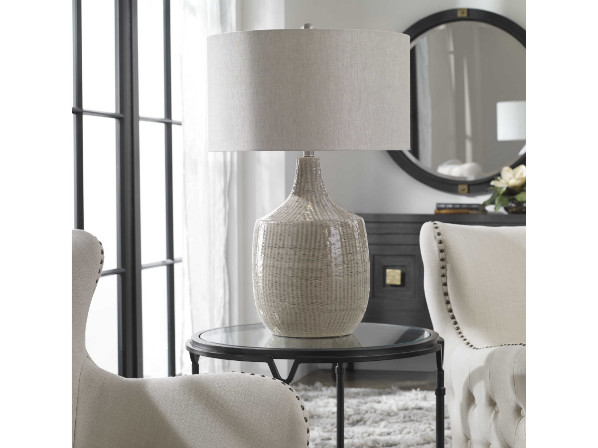 Abbyson Home Flynne Gray Table Lamp