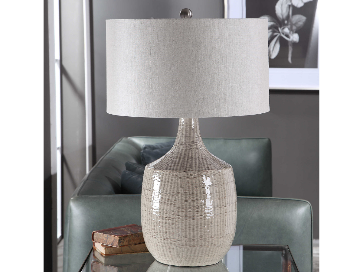 Abbyson Home Flynne Gray Table Lamp