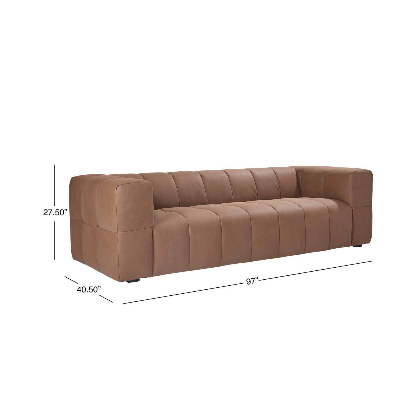 JoJo Fletcher Devereaux Sofa, Brown