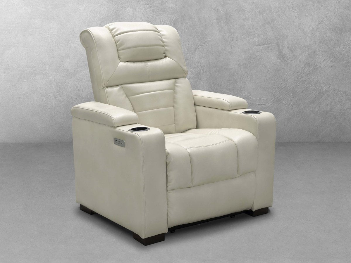 Galaxy Theatre Power Recliner - Ivory