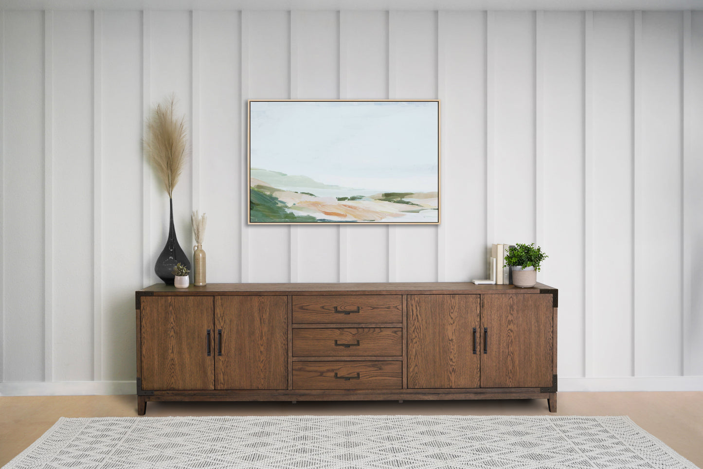 Hawthorne 94" Media Console - Brown
