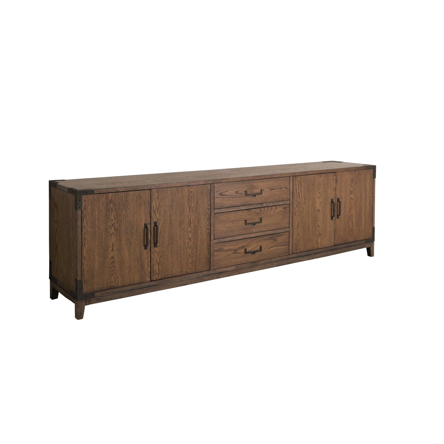 Hawthorne 94" Media Console - Brown